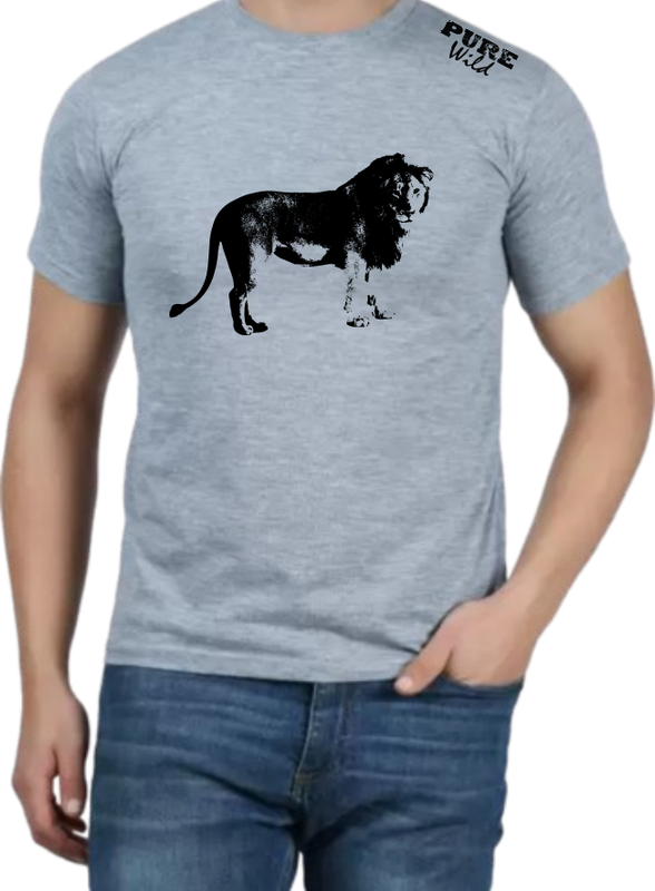 Lion T-Shirt For A Real Man