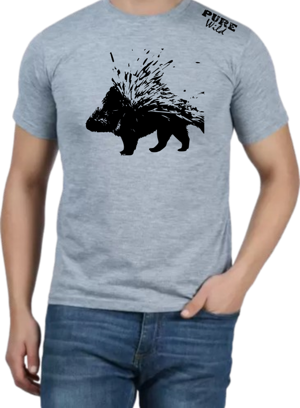 Porcupine T-Shirt For A Real Man