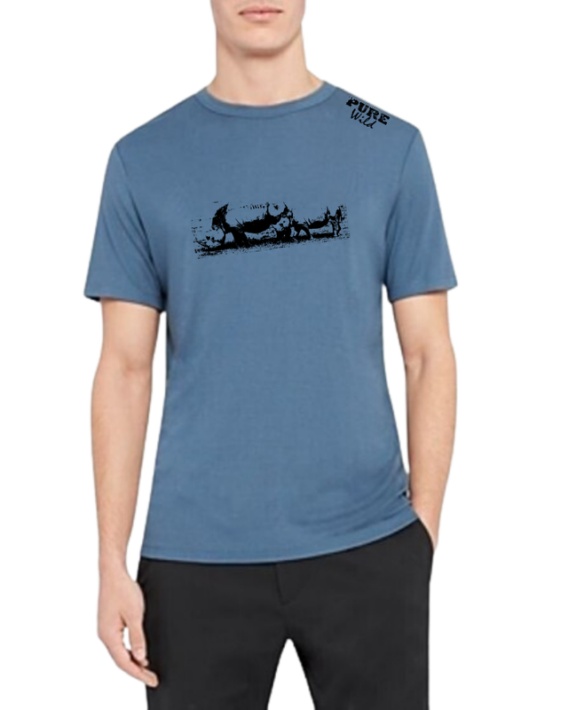 Rhino Family T-Shirt For A Real Man