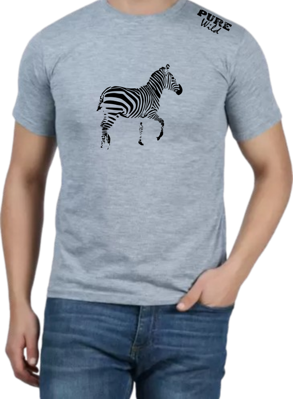 Zebra T-Shirt For A Real Man