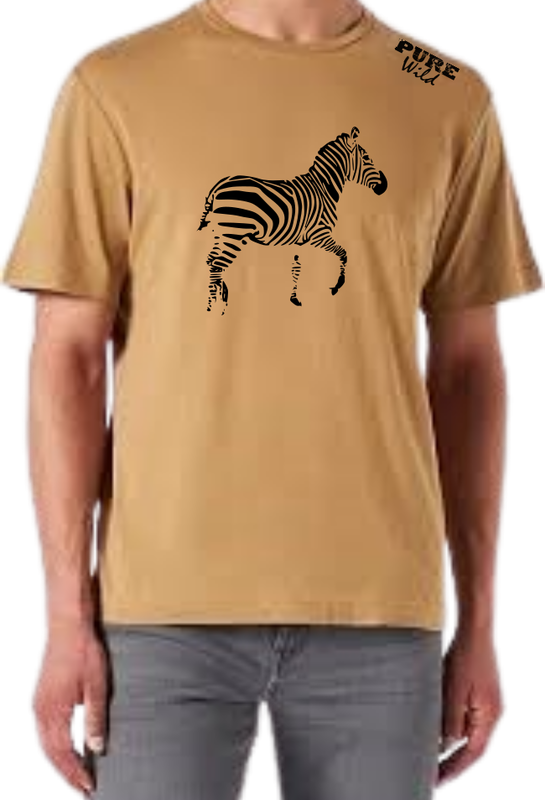 Zebra T-Shirt For A Real Man