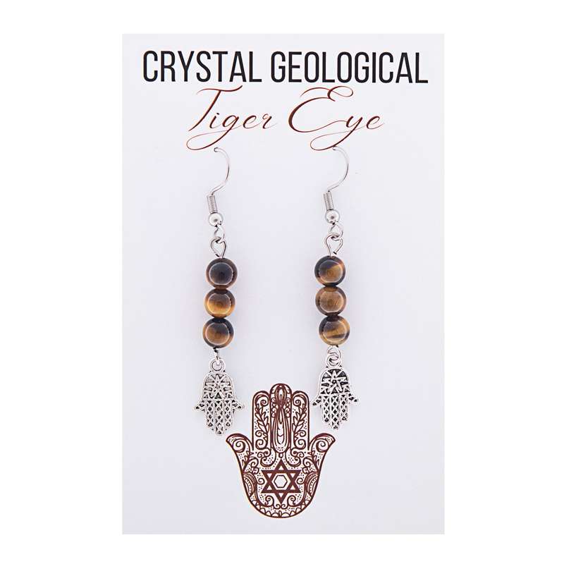 Assorted Tiger Eye Earring Pair