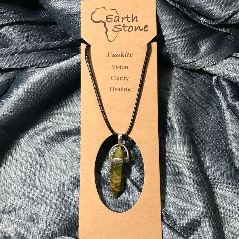 Assorted Gemstone Bullet Necklace