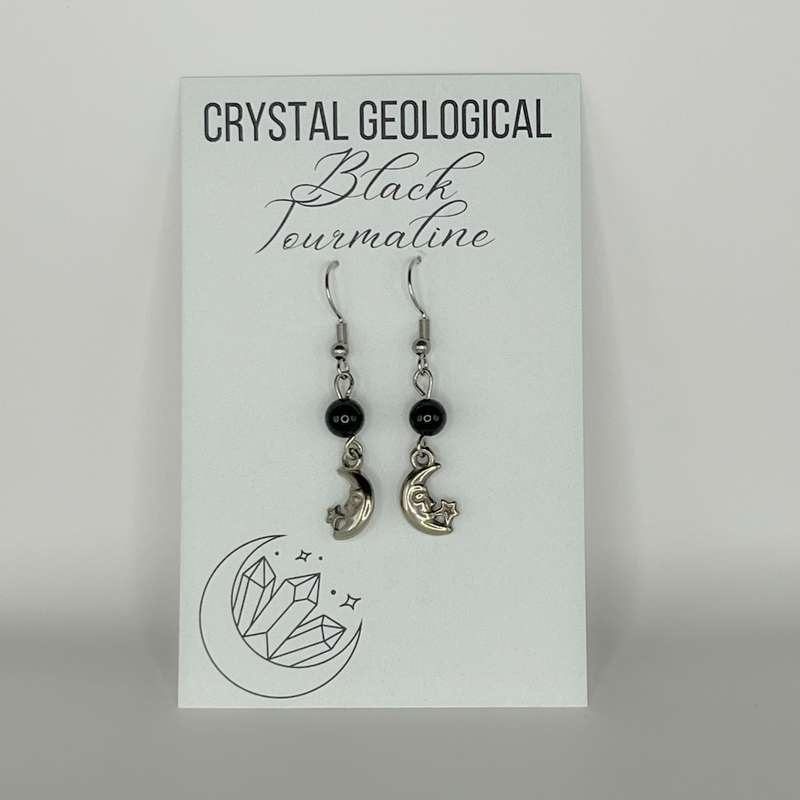 Assorted Black Tourmaline Earring Pairs