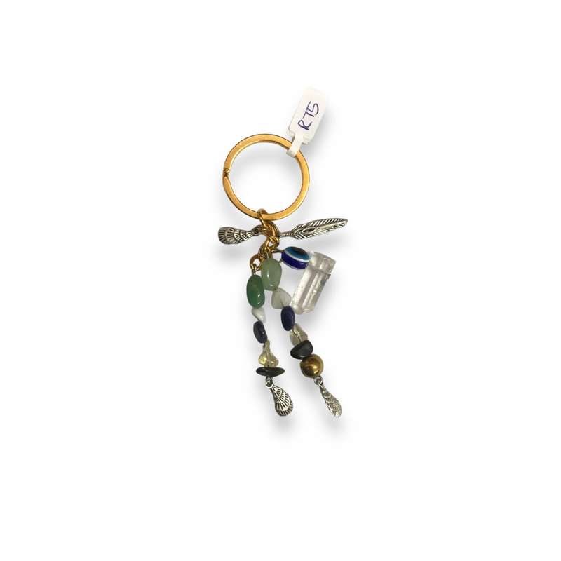 Assorted Gemstone Keyring
