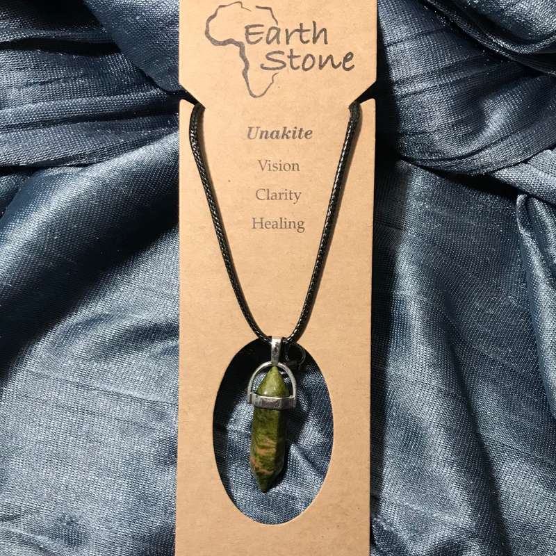 Assorted Gemstone Bullet Necklace