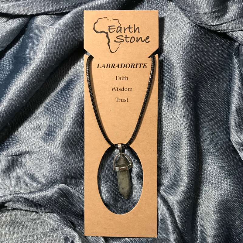 Assorted Gemstone Bullet Necklace