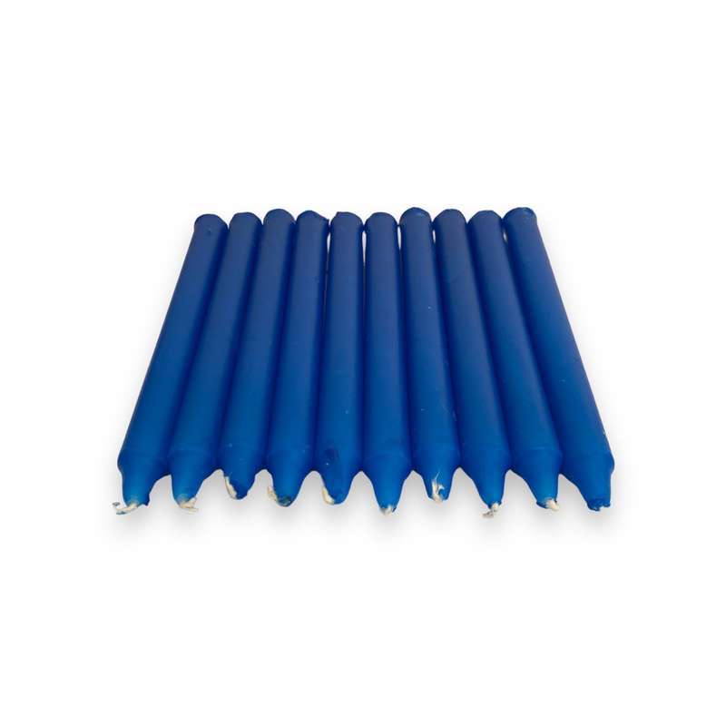 Assorted Dipped Candles - Pack of 10 - 17cm
