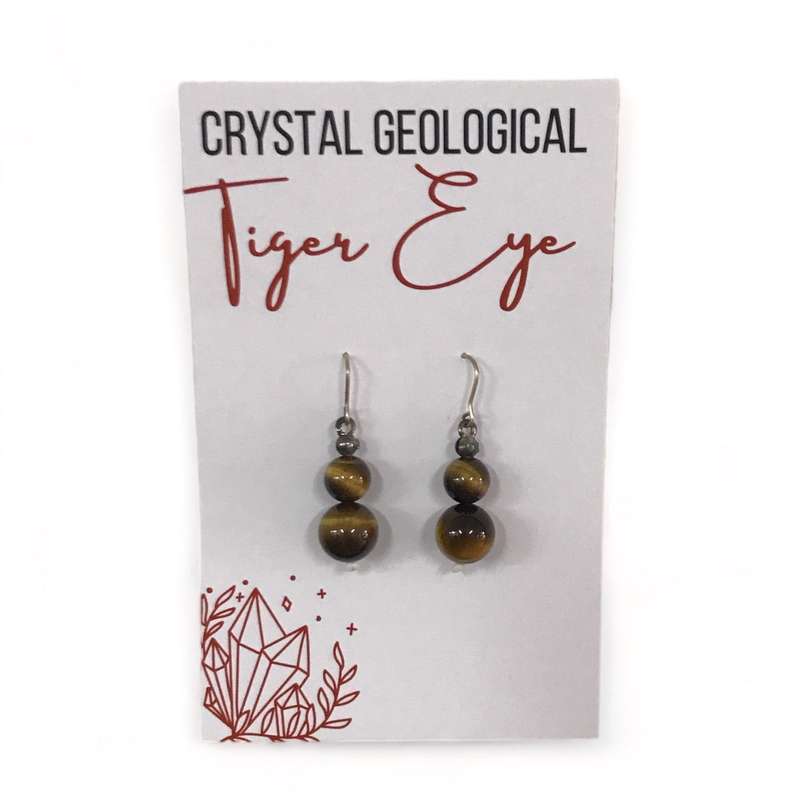 Assorted Tiger Eye Earring Pair