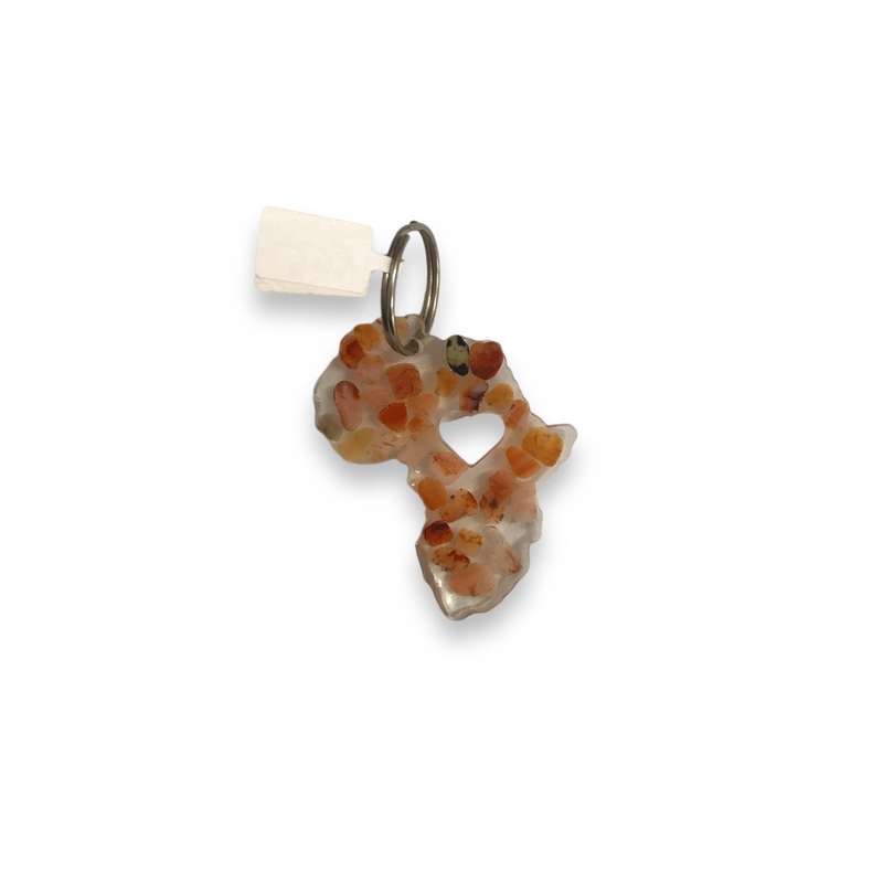 Assorted Gemstone Keyring