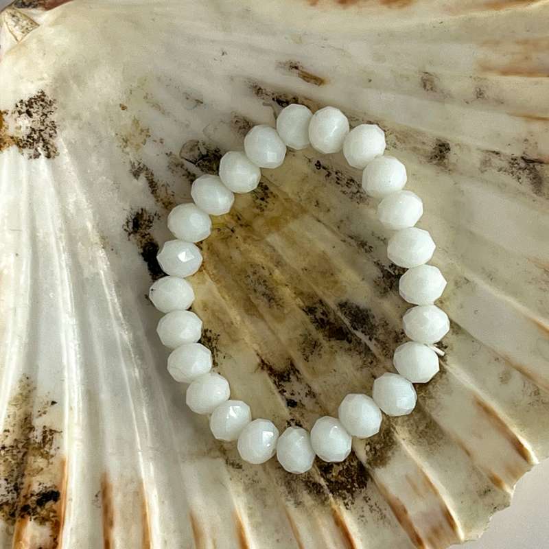 Faceted Glass Beaded Bracelets