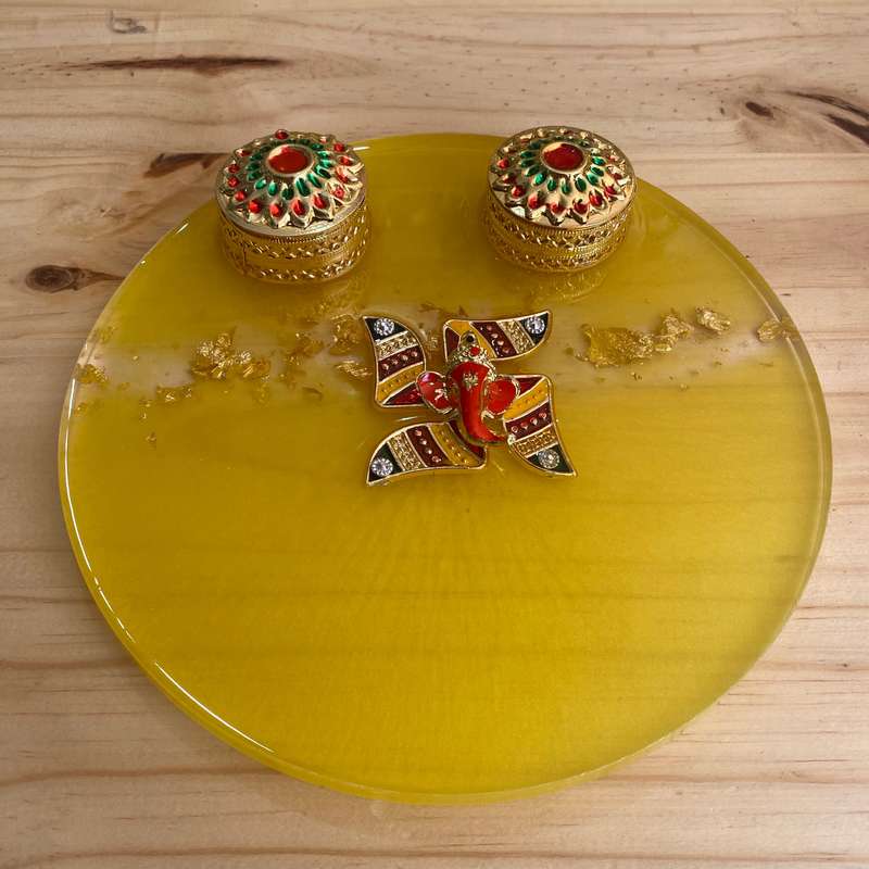 Diwali Thali - Resin Plate - 18cm