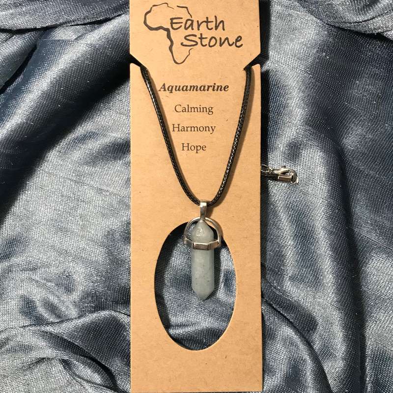 Assorted Gemstone Bullet Necklace