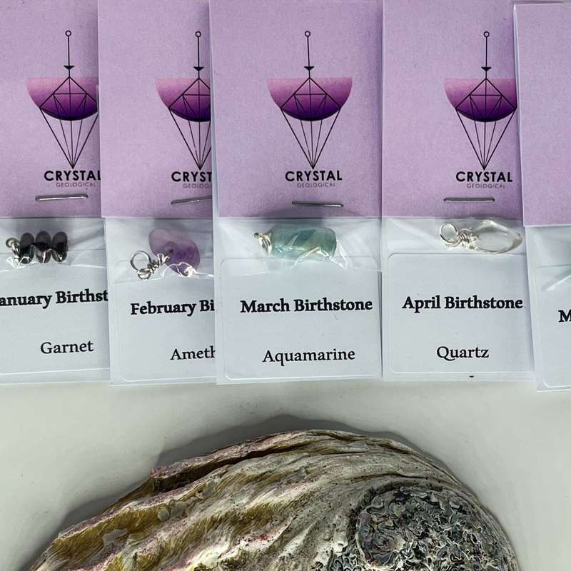 Assorted Birthstone Pendants