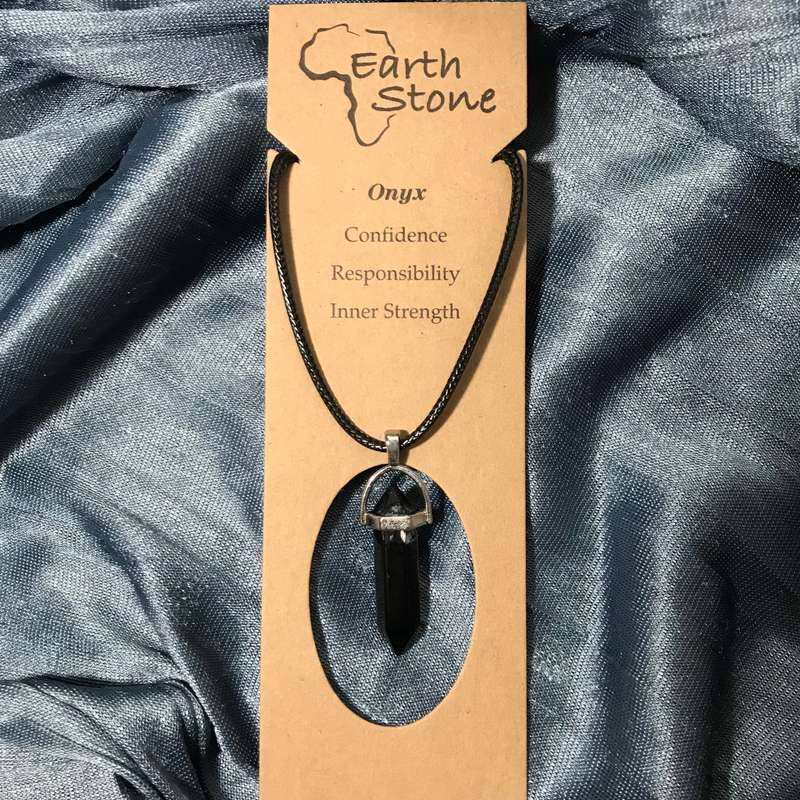Assorted Gemstone Bullet Necklace