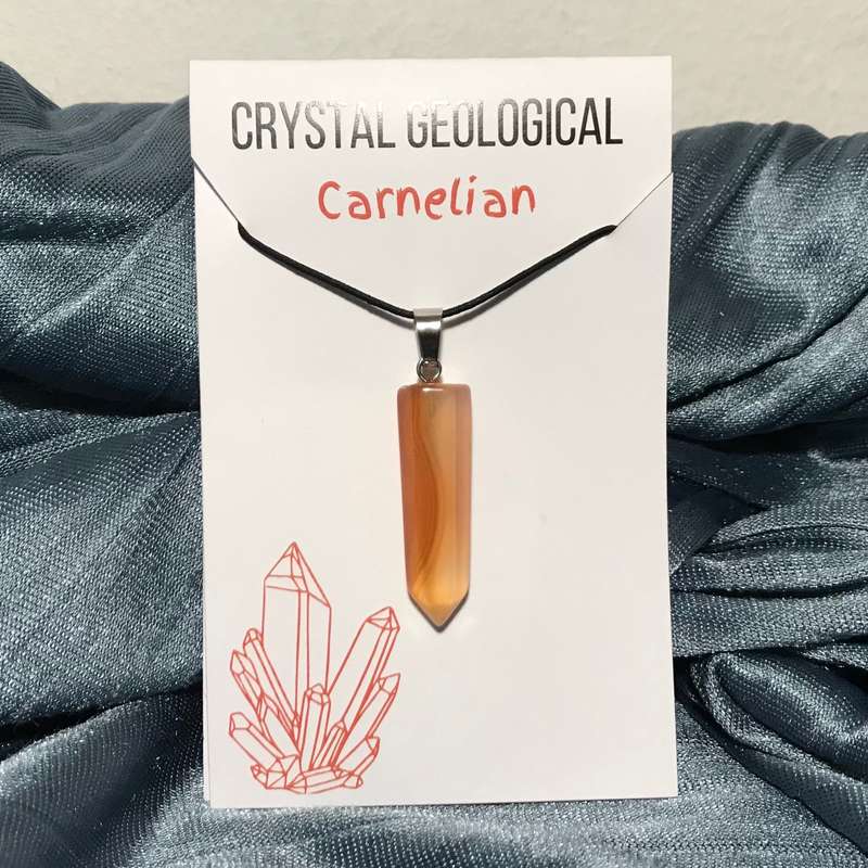 Assorted Gemstone Bullet Necklace