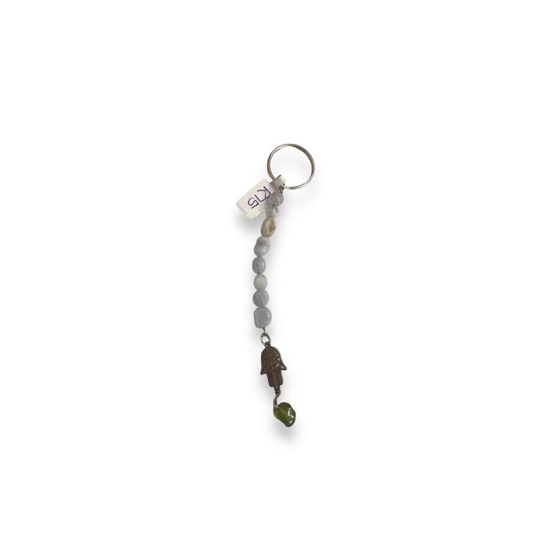 Assorted Gemstone Keyring