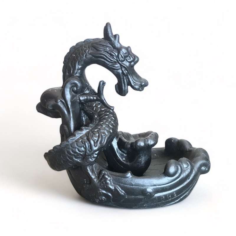 Dragon Backflow Incense Burner - 19cm