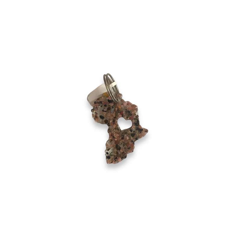 Assorted Gemstone Keyring