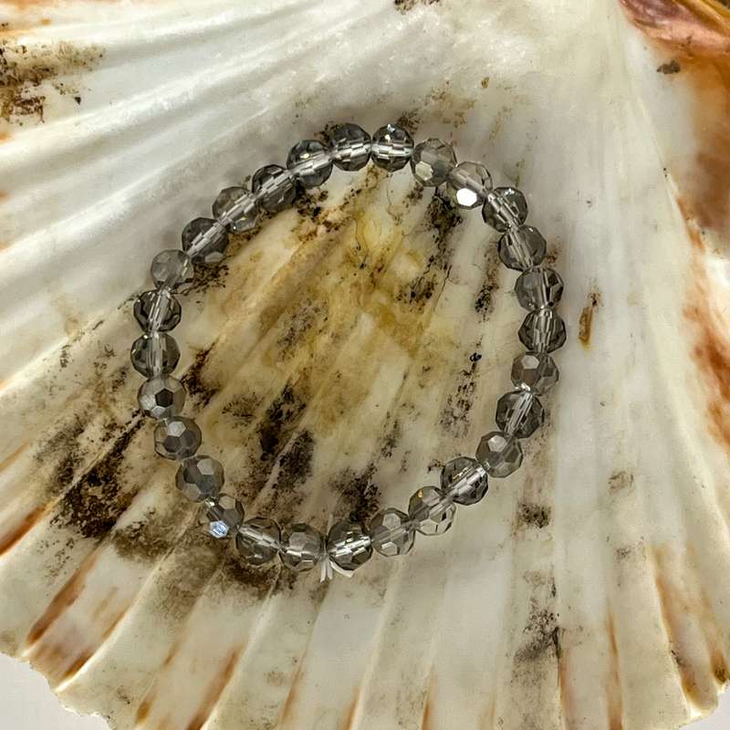 Faceted Glass Beaded Bracelets