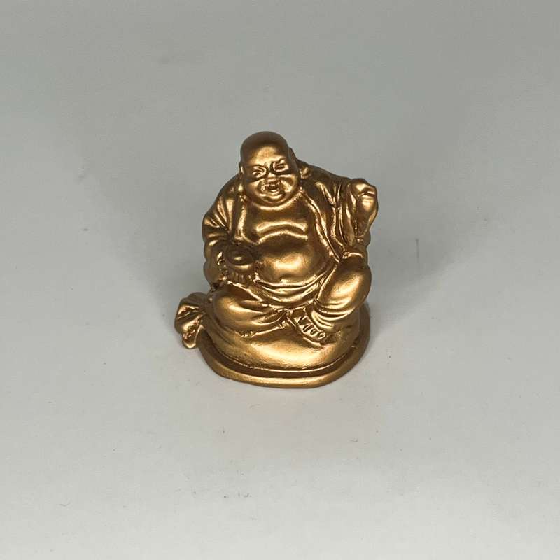 Assorted Miniature Bronze Laughing Buddha  - 3,5cm