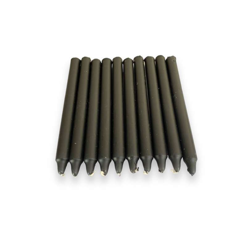 Assorted Dipped Candles - Pack of 10 - 17cm