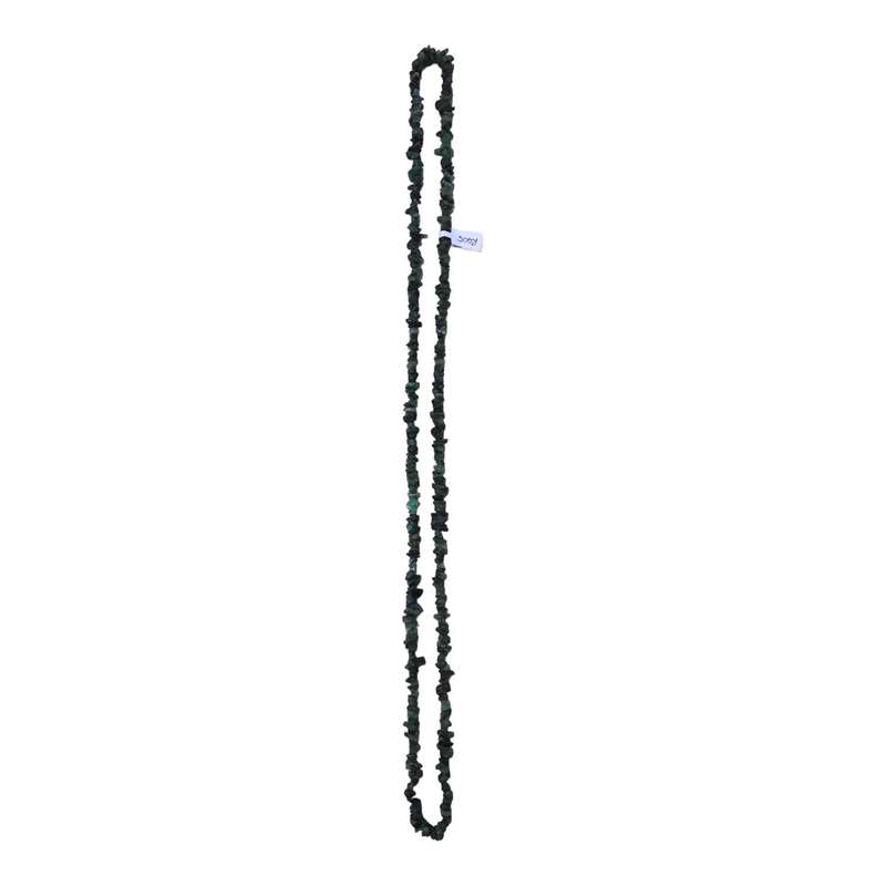 Emerald Chip Bead Necklace-40cm