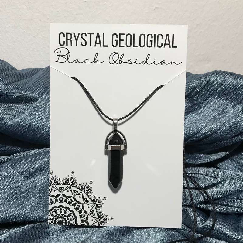 Assorted Gemstone Bullet Necklace