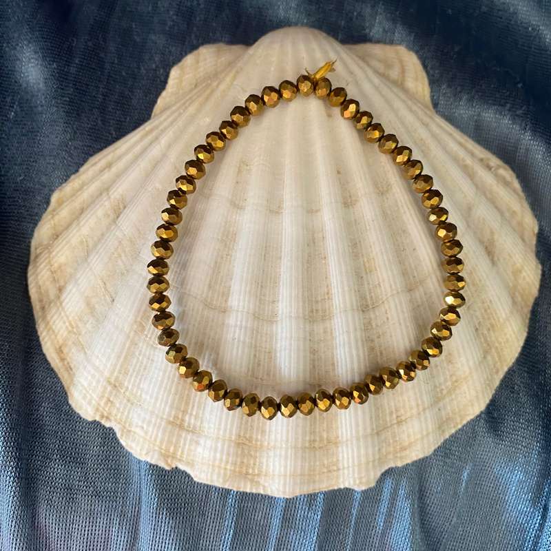 Faceted Glass Beaded Bracelets