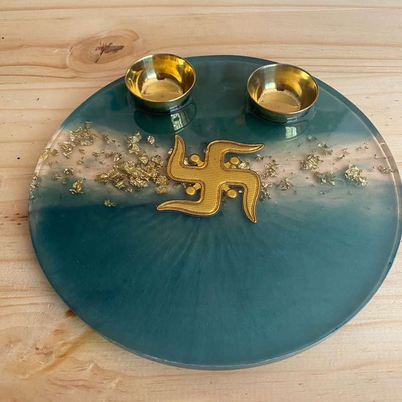 Diwali Thali - Resin Plate - 18cm