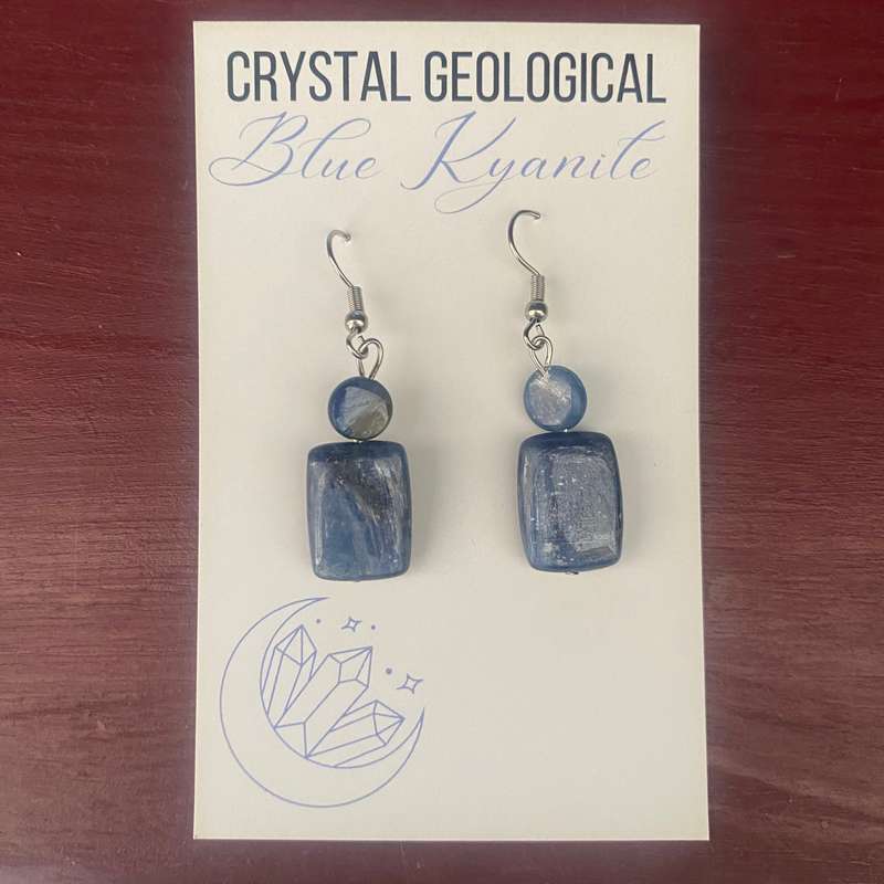 Assorted Blue Kyanite Earring Pair - Sterling Silver