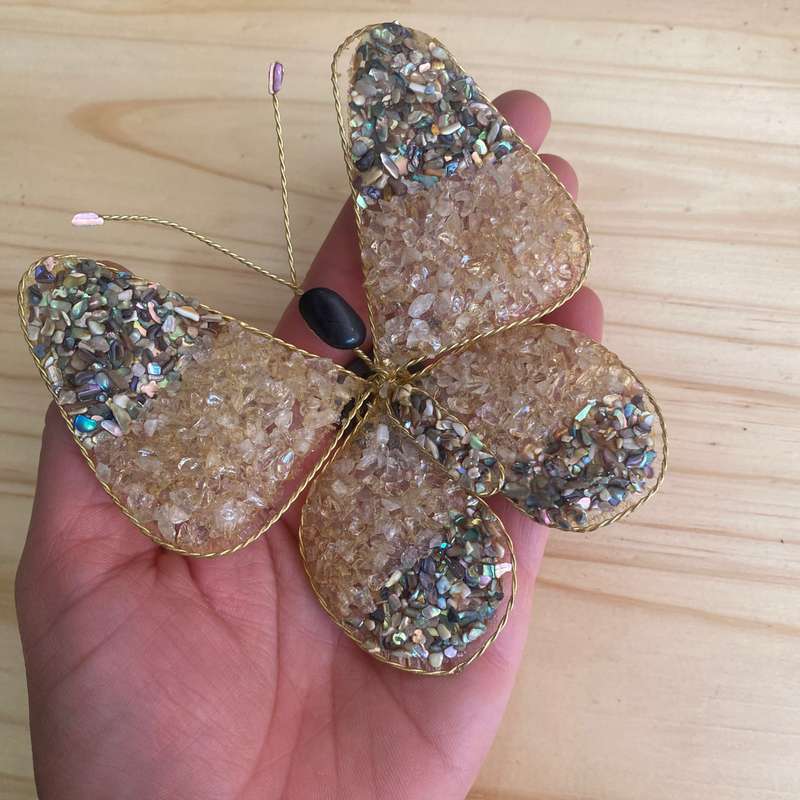 Gemstone Butterfly Fridge Magnet