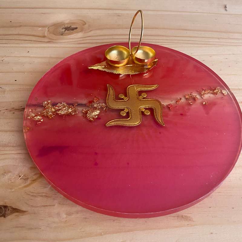 Diwali Thali - Resin Plate - 18cm