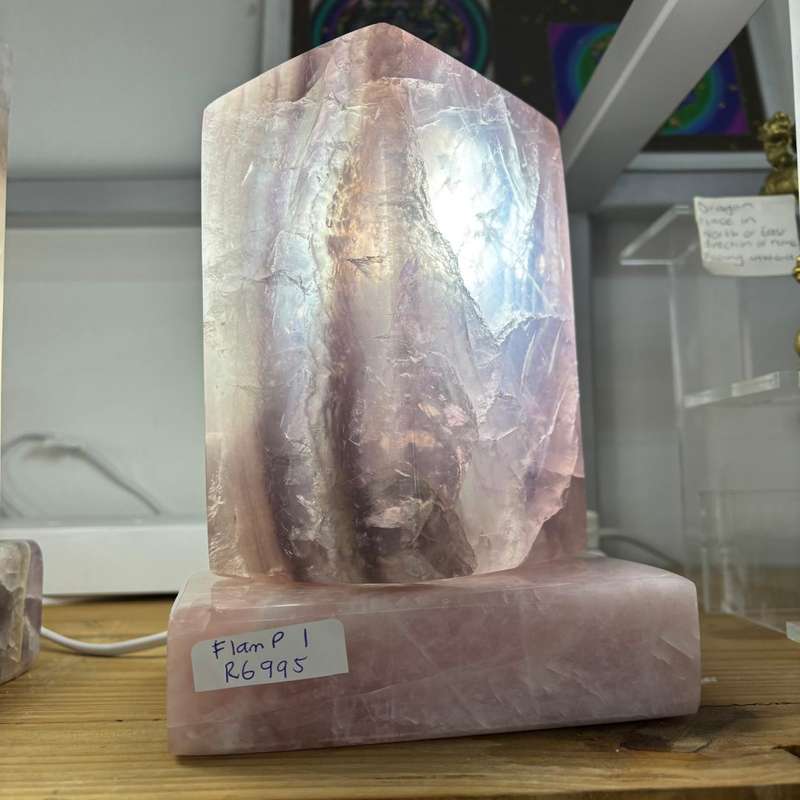 Fluorite Fully Polished Lamp