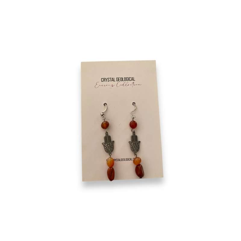 Assorted Carnelian Earring Pair
