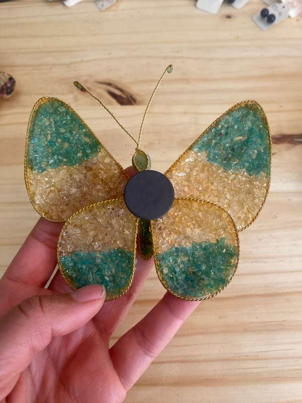 Gemstone Butterfly Fridge Magnet