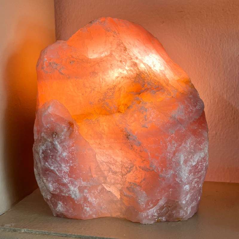 Rose Quartz Lamp