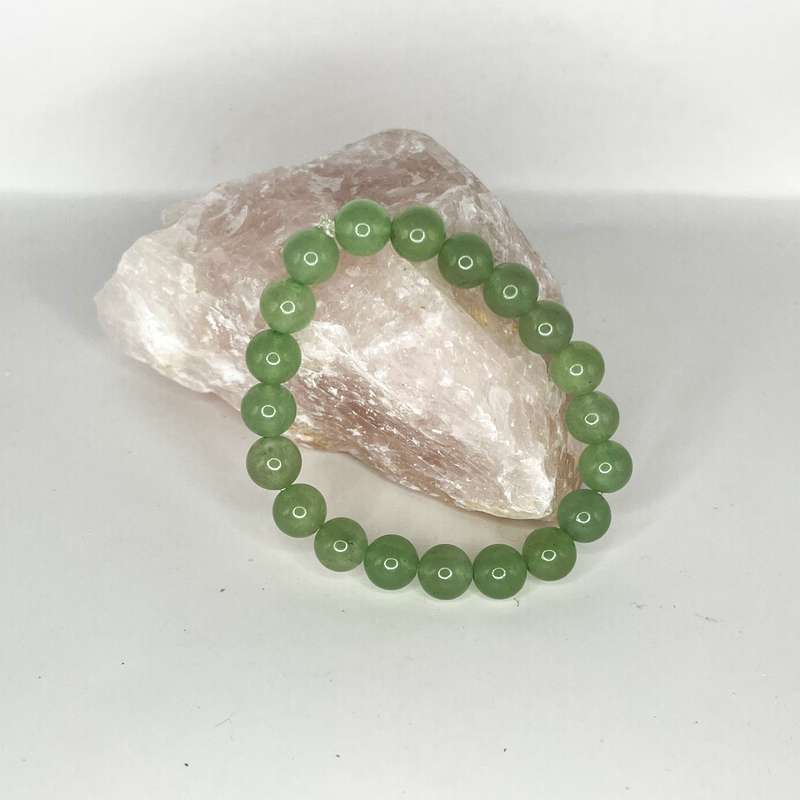 Green Aventurine Round Bead Bracelets