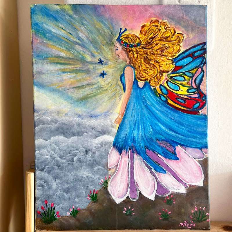 Painting by Milly Read