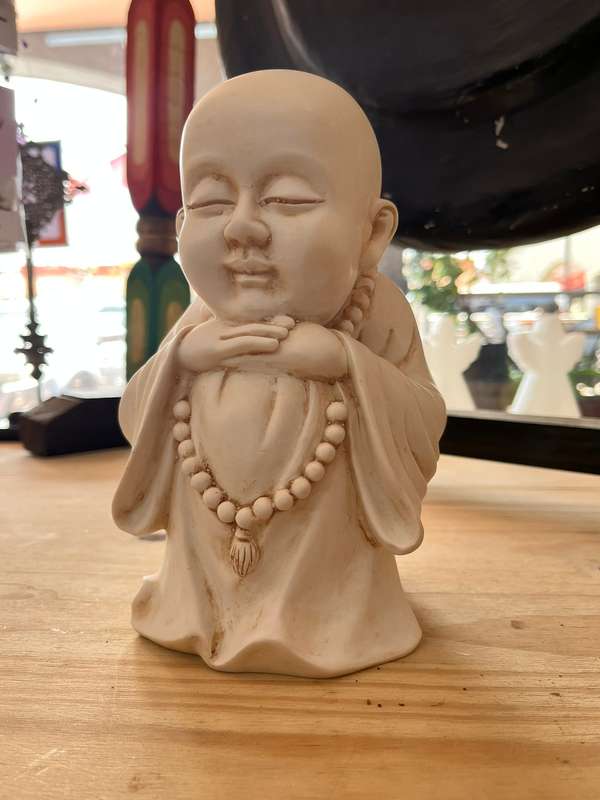 Monk with Chin in Hand - 21cm