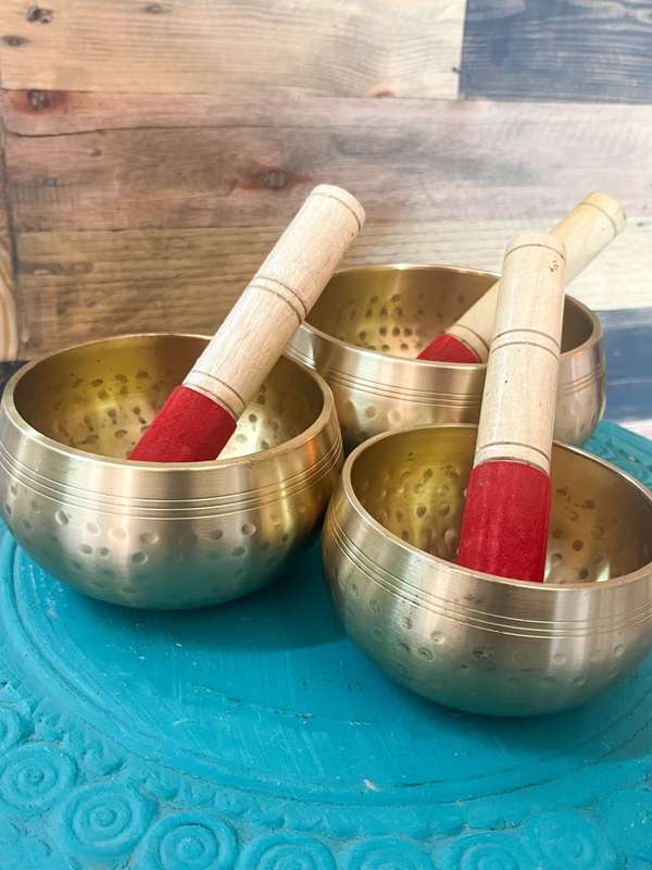 Hand beaten Brass Singing Bowl - Assorted Sizes
