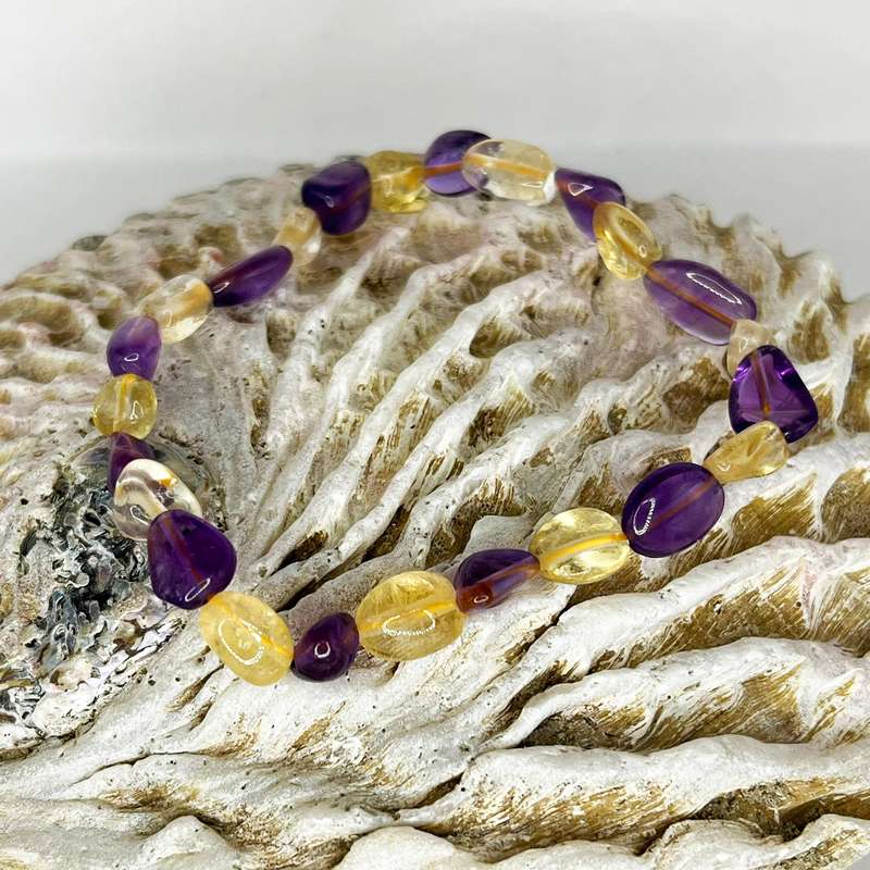Assorted Pebble Bead Gemstone Bracelets