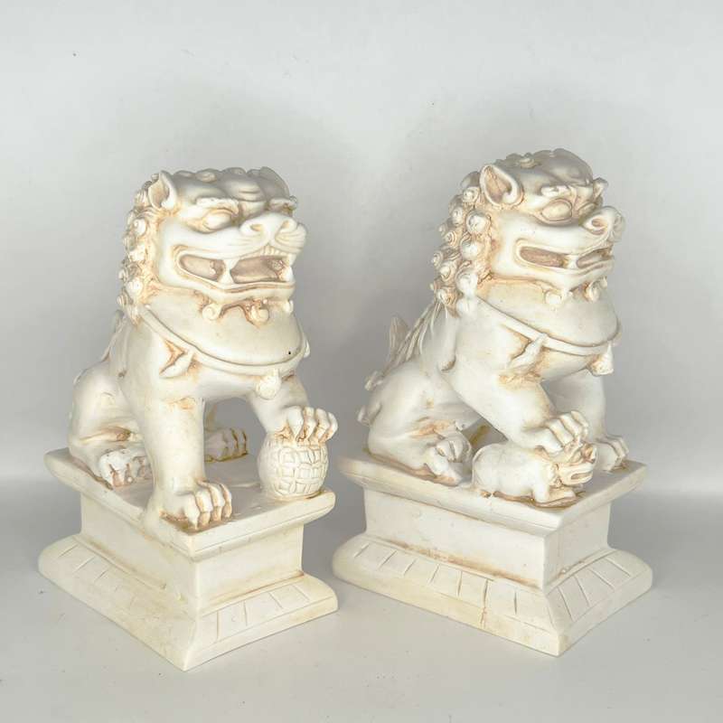 Small Feng Shui Foo Dogs - 11cm