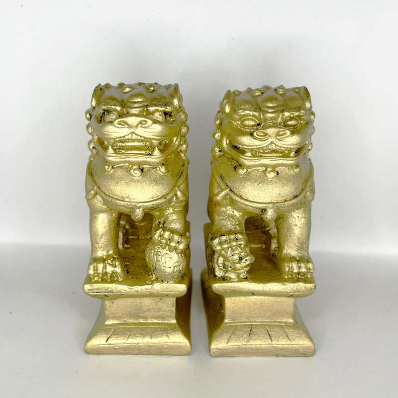 Small Feng Shui Foo Dogs - 11cm