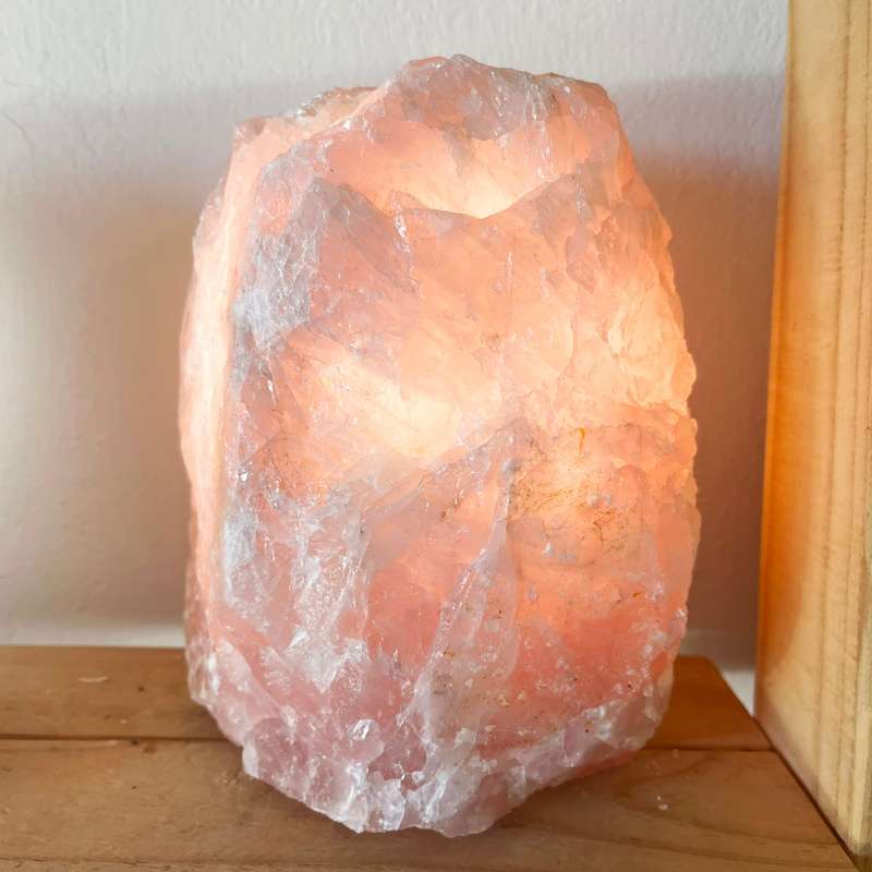 Rose Quartz Lamp