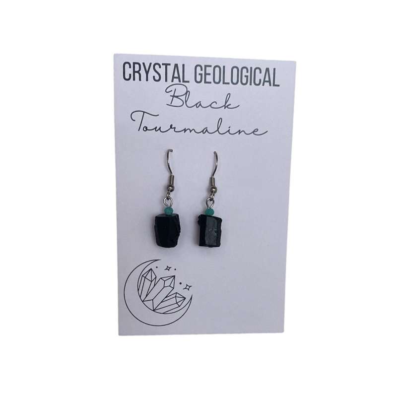 Assorted Black Tourmaline Earring Pairs