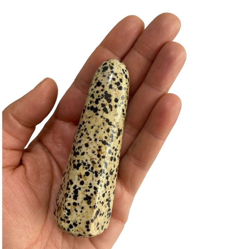 Dalmatian Jasper Massage Wand