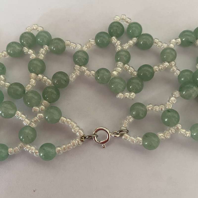 Green Adventurine Choker Necklace