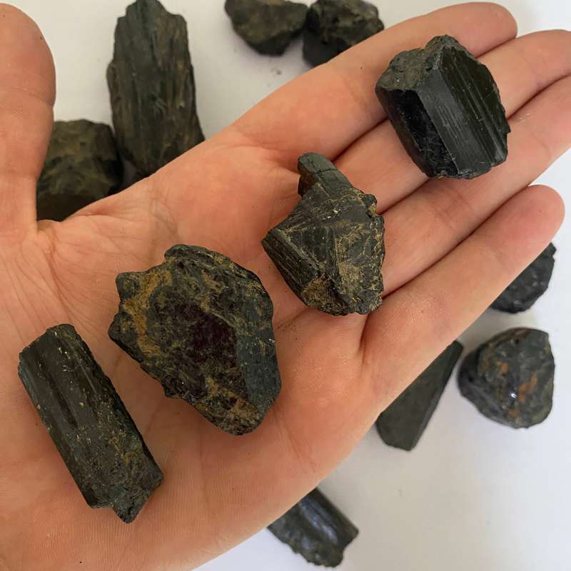 Black Tourmaline Rough