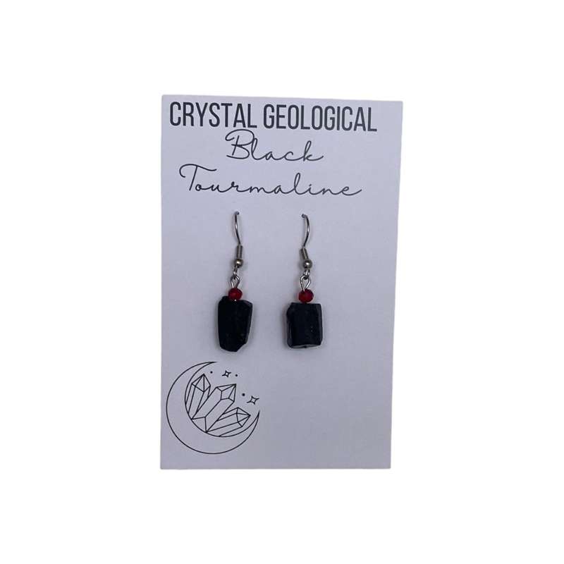 Assorted Black Tourmaline Earring Pairs